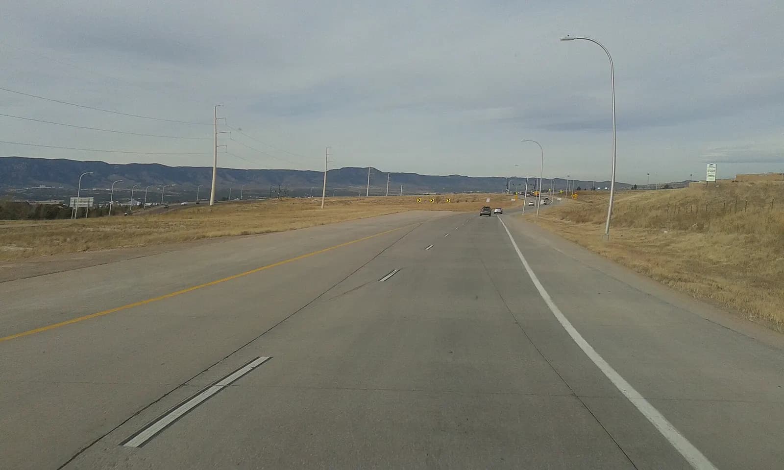 Powers Boulevard approaching Old Ranch Road, beside Cordera. Not a home listing.