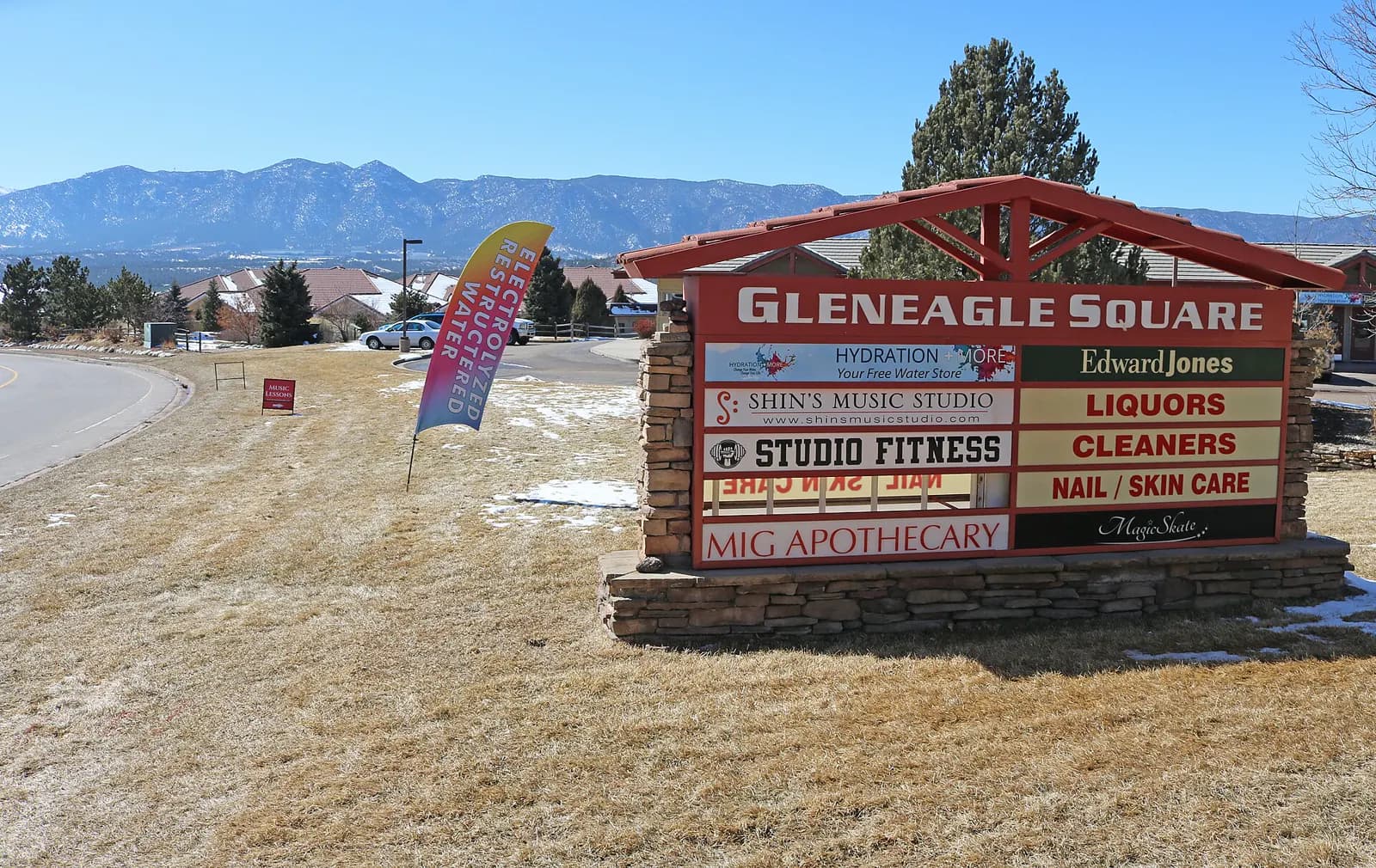 Gleneagle, near High Forest Ranch, with the Rampart Range in the distance. Not a home listing.